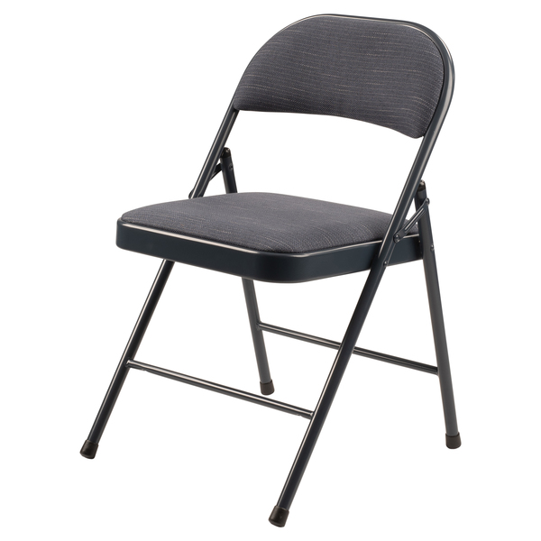 Commercialine Fabric Padded Folding Chair, Star Trail Blue, PK4 974